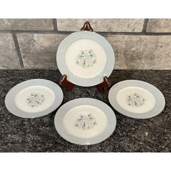 4 Vintage 6 1/4” Sheraton Bread Plates Harmony House Fine China Sears #3250 - Picture 2 of 4